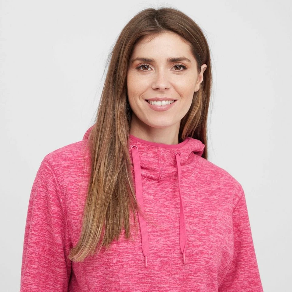 Women's Marl Fleece Hoodie - Image 4