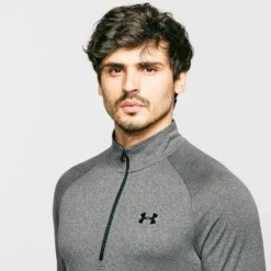 Under Armour Men's Tech™ 2.0 Long Sleeve Zip Top -Clothing Store go 101014 d