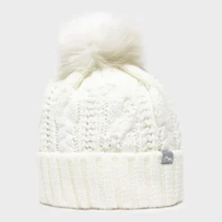Women's Daisy Cable Knit Bobble Hat