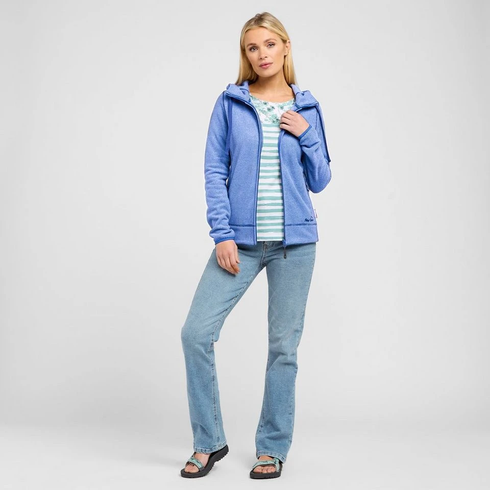 Women's Full-zip Hooded Stretch Fleece - Image 3