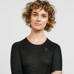 Odlo Women’s Active F-Dry Light Long Sleeve Baselayer Top -Clothing Store go 353036 d