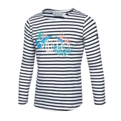 Regatta Kids' Carmella Striped Long Sleeve T-Shirt