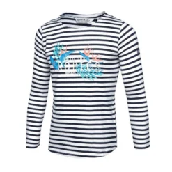 Regatta Kids' Carmella Striped Long Sleeve T-Shirt -Clothing Store go 359188 z