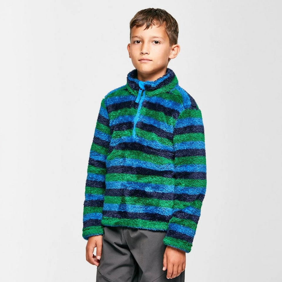Kids' Stripe Print Half-zip Fleece 1 Kids' Stripe Print Half-zip Fleece