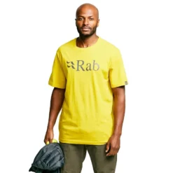 Rab Men’s Stance Logo Short Sleeve T-Shirt -Clothing Store go 381818 z
