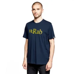 Rab Men’s Stance Logo Short Sleeved T-Shirt -Clothing Store go 408416 z
