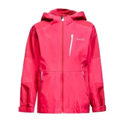 Regatta Childs Calderdale II Waterproof Jacket Pink Fusion -Clothing Store go 416672 u