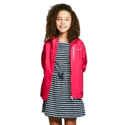 Regatta Childs Calderdale II Waterproof Jacket Pink Fusion -Clothing Store go 416672 z