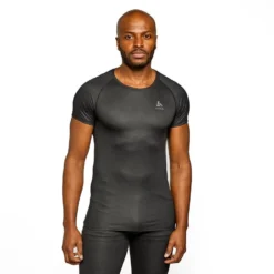 Odlo Men's Active F-Dry Light Eco Short Sleeve BaseLayer Top -Clothing Store go 444490 z