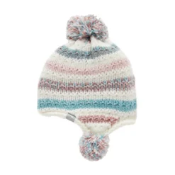 Kids Knitted Pom Hat Multi -Clothing Store go 496023 z