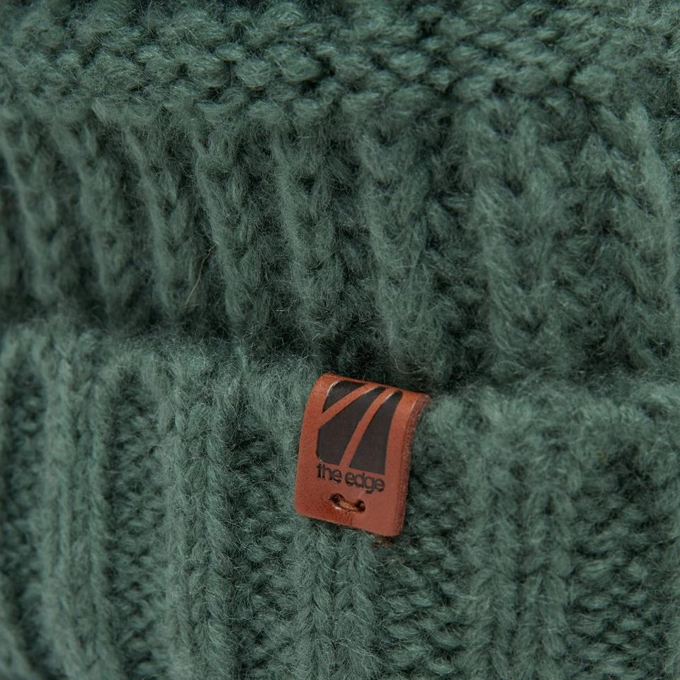 Womens Josie Bobble Hat Green 3 Womens Josie Bobble Hat Green - Image 3