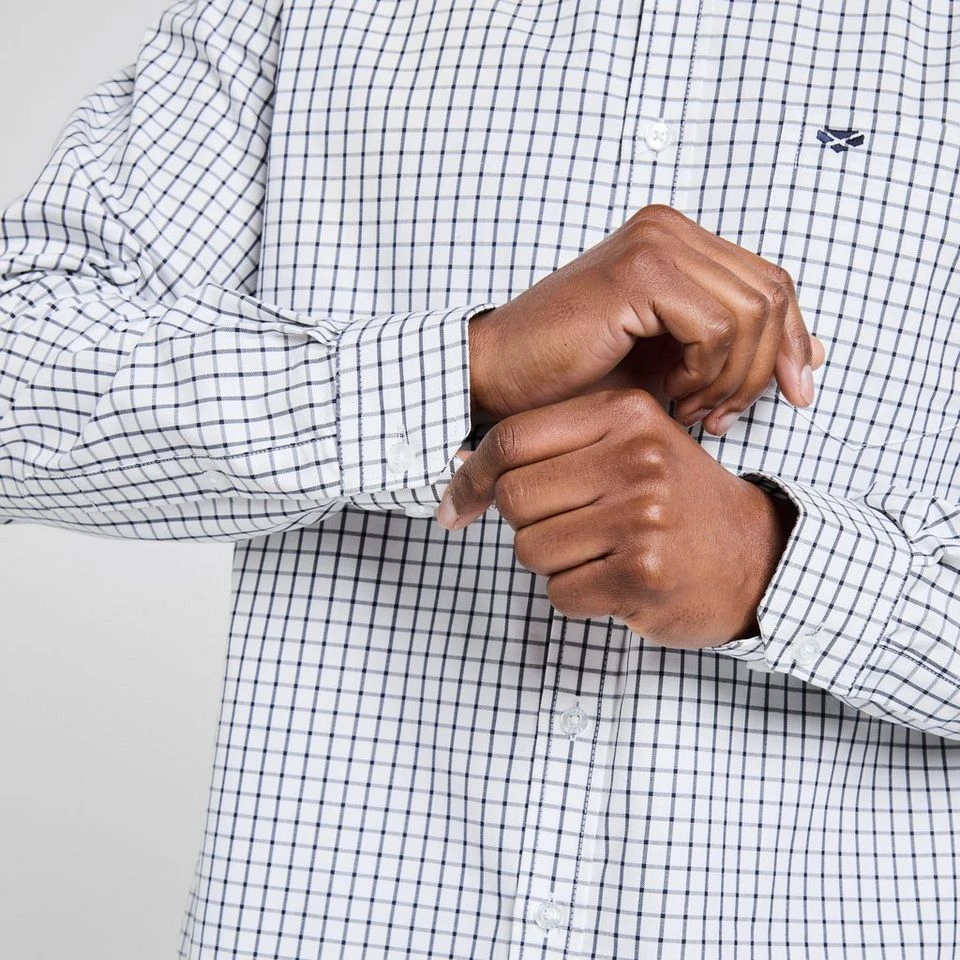 Men’s Turnberry Twill Cotton Long Sleeve Shirt - Image 6