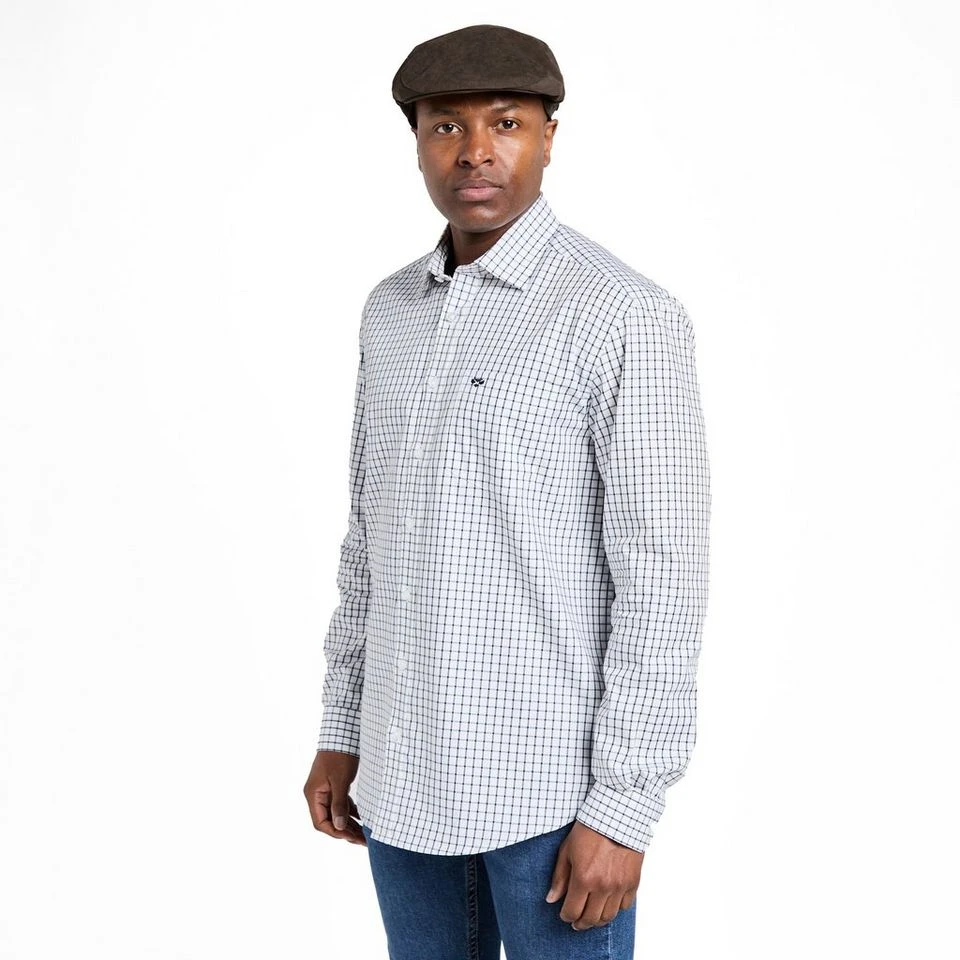Men’s Turnberry Twill Cotton Long Sleeve Shirt - Image 8