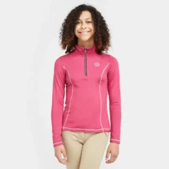 Kids’ Riding Sporty Star Half Zip Tech Top