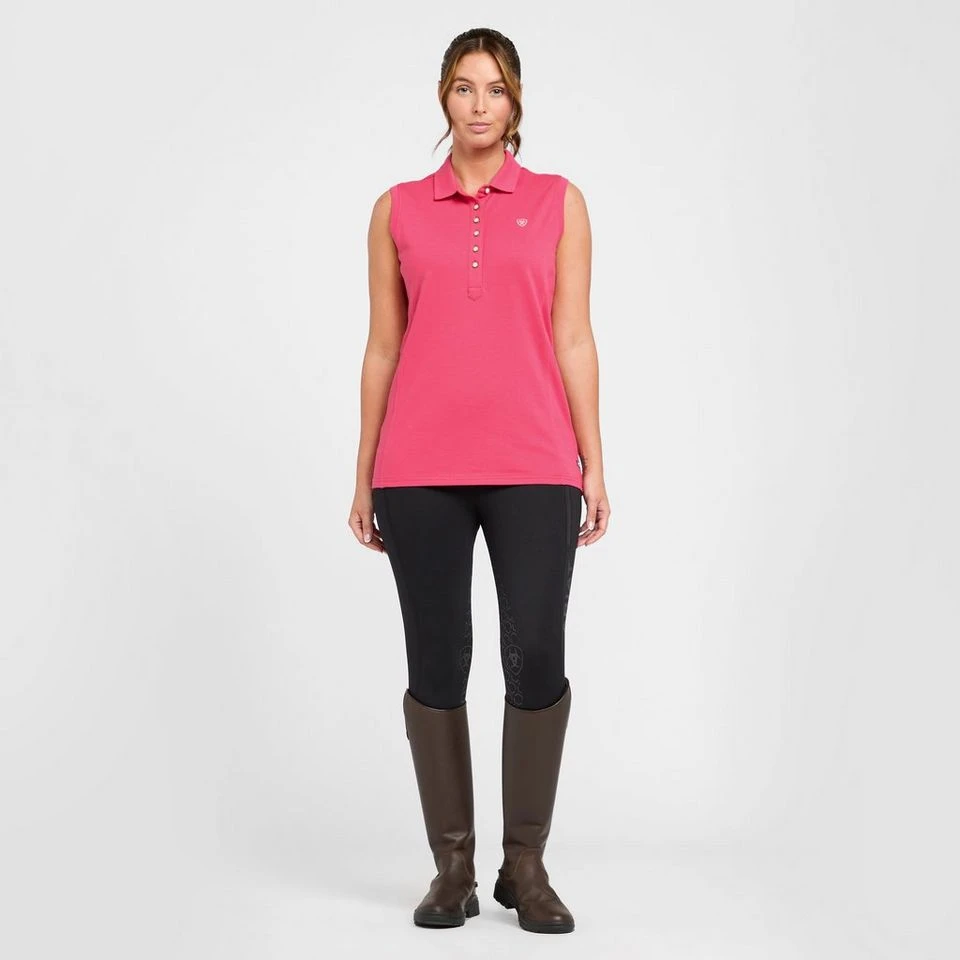 Ariat Women's Prix 2.0 Sleeveless Polo Shirt 3 Ariat Women's Prix 2.0 Sleeveless Polo Shirt - Image 3