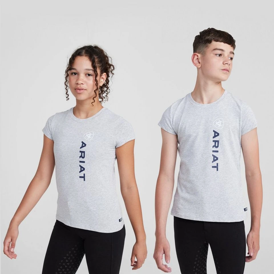 Ariat Kids’ Vertical Logo Short Sleeved Top 1 Ariat Kids’ Vertical Logo Short Sleeved Top