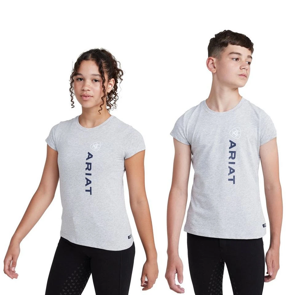 Ariat Kids’ Vertical Logo Short Sleeved Top 4 Ariat Kids’ Vertical Logo Short Sleeved Top - Image 4