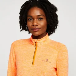 RONHILL Women's Life Practice Half Zip Long Sleeve Tee -Clothing Store go 576060 d