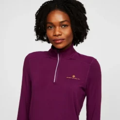 RONHILL Women’s Tech Afterhours Half Zip Tee -Clothing Store go 576061 d