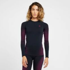 Odlo Women’s Performance Warm Eco Crew Neck Baselayer Top