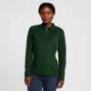 Womens Tiana Pique Long Sleeve Polo Shirt Mountain View Green