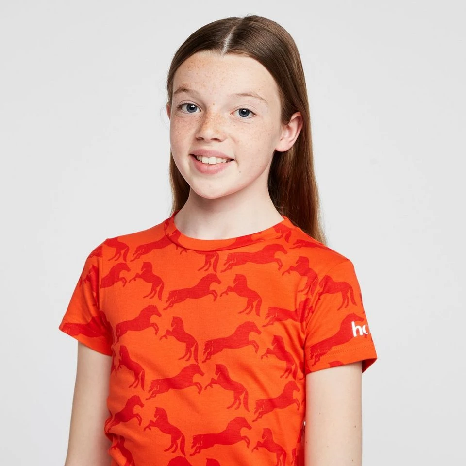 Kids' Organic Micky Printed Cotton T-Shirt Mandarine Orange 4 Kids' Organic Micky Printed Cotton T-Shirt Mandarine Orange - Image 4