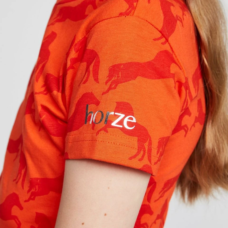 Kids' Organic Micky Printed Cotton T-Shirt Mandarine Orange 5 Kids' Organic Micky Printed Cotton T-Shirt Mandarine Orange - Image 5