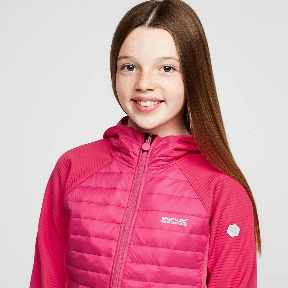 Regatta Childs Kielder Hybrid V Jacket Pink Fusion 6 Regatta Childs Kielder Hybrid V Jacket Pink Fusion - Image 6