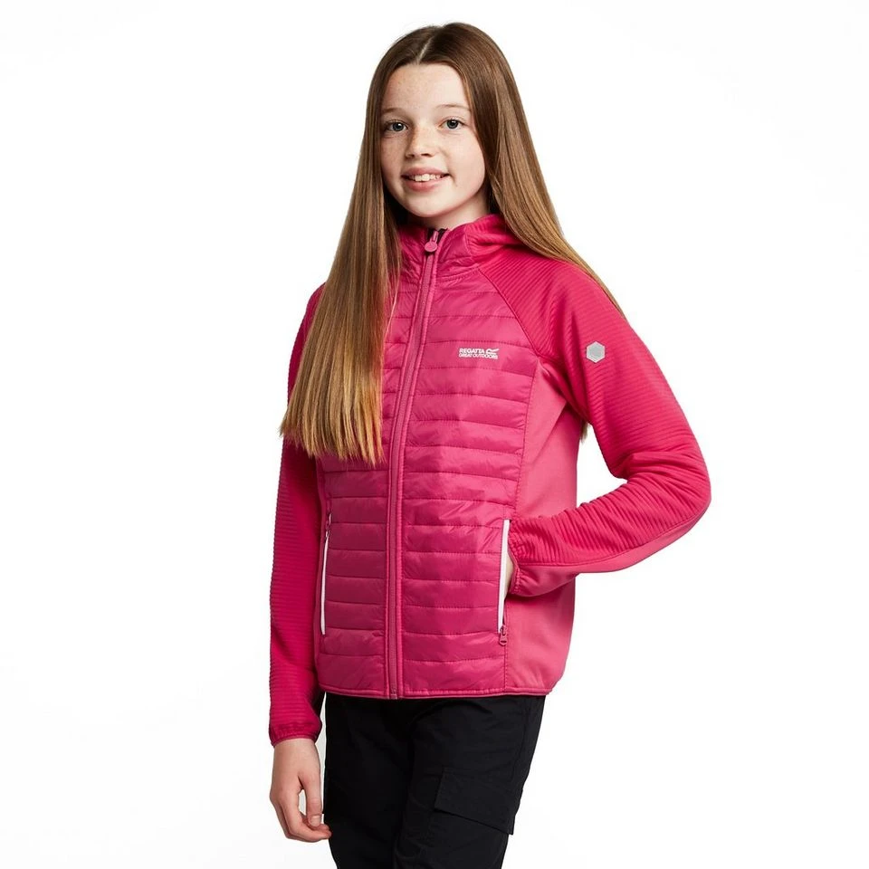 Regatta Childs Kielder Hybrid V Jacket Pink Fusion 11 Regatta Childs Kielder Hybrid V Jacket Pink Fusion - Image 11