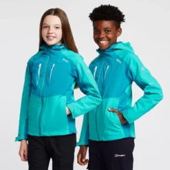 Regatta Kids' Highton III Waterproof Jacket Turquoise/Enamel