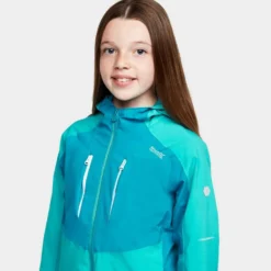 Regatta Kids' Highton III Waterproof Jacket Turquoise/Enamel -Clothing Store go 577275 f