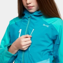 Regatta Kids' Highton III Waterproof Jacket Turquoise/Enamel -Clothing Store go 577275 g