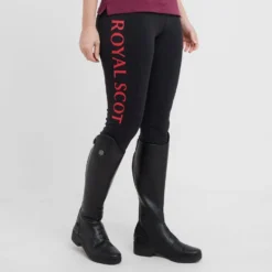 Women's Full Seat Riding Tights In Black