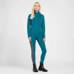 Women's Full Seat Riding Tights In Ocean Blue -Clothing Store go 600893 c