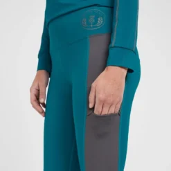 Women's Full Seat Riding Tights In Ocean Blue -Clothing Store go 600893 e