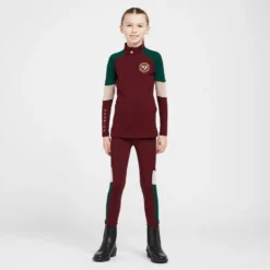 Kids' Newbury Long Sleeved Base Layer Wine -Clothing Store go 614415 c