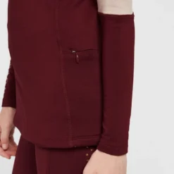 Kids' Newbury Long Sleeved Base Layer Wine -Clothing Store go 614415 g