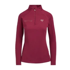 Women's Team Long Sleeve Base Layer In Mulberry -Clothing Store go 614477 u
