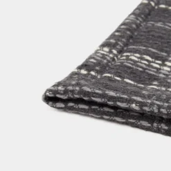 Platinum Womens Woven Scarf Black Chequered -Clothing Store go 618423 c