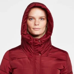 Regatta Womens Pamelina Hooded Parka Jacket Red -Clothing Store go 618882 d
