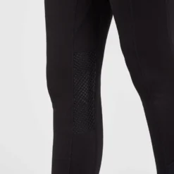 Women's Knee Patch Riding Leggings In Black -Clothing Store go 629877 f
