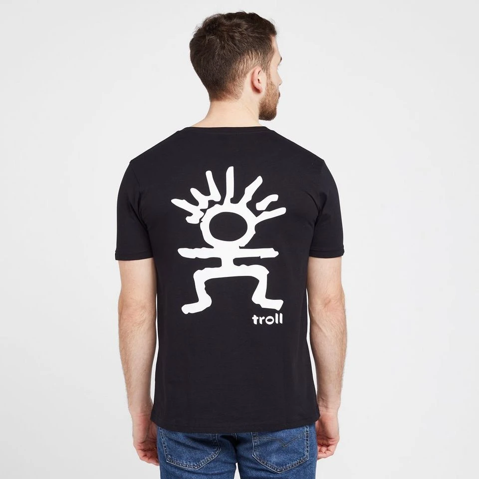 TROLL Men’s Back Logo T-Shirt In Black 2 TROLL Men’s Back Logo T-Shirt In Black - Image 2