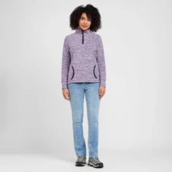 Women’s Nancy Recycled 1/4 Quarter Zip Fleece -Clothing Store go 667687 c