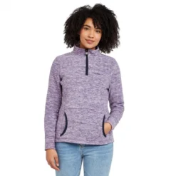 Women’s Nancy Recycled 1/4 Quarter Zip Fleece -Clothing Store go 667687 z